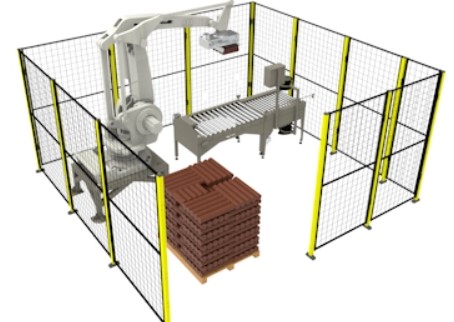 roboticka paletizace briket